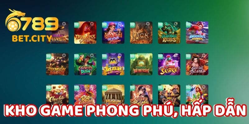 Kho game phong phú và đa dạng tại 6789.